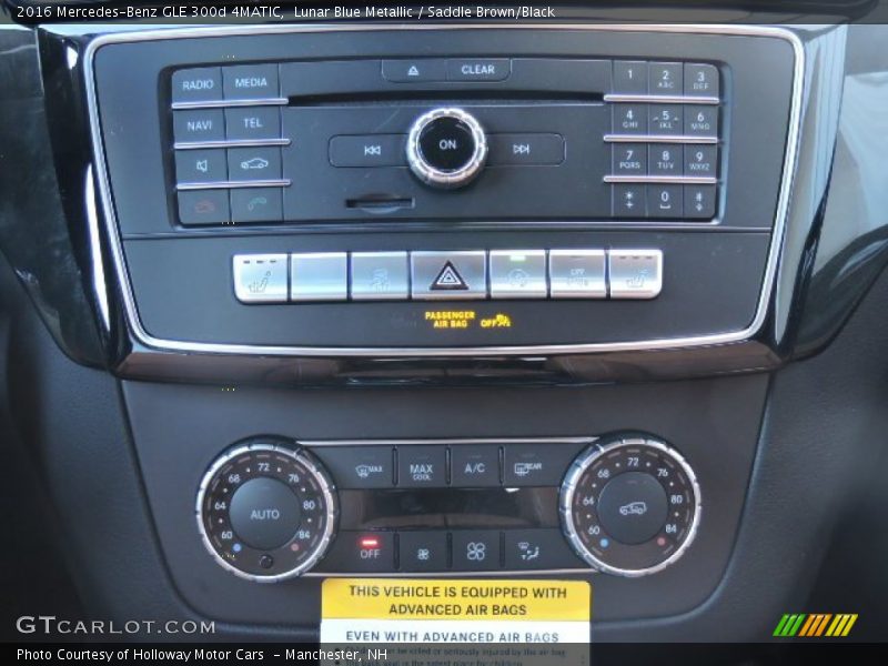Controls of 2016 GLE 300d 4MATIC