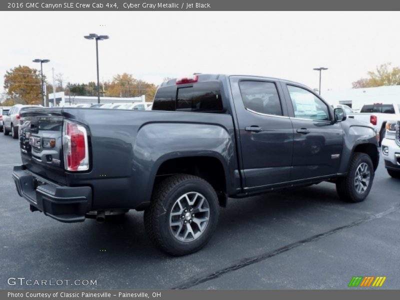 Cyber Gray Metallic / Jet Black 2016 GMC Canyon SLE Crew Cab 4x4