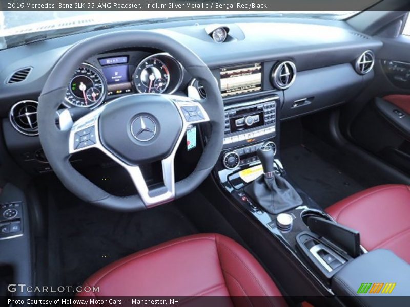  2016 SLK 55 AMG Roadster Bengal Red/Black Interior