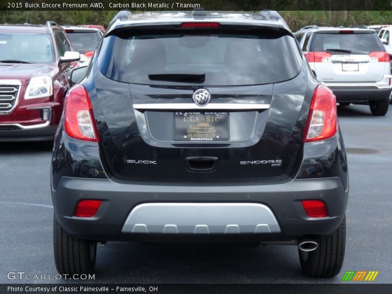 Carbon Black Metallic / Titanium 2015 Buick Encore Premium AWD