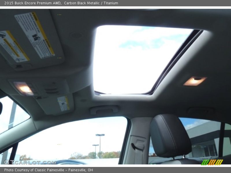 Carbon Black Metallic / Titanium 2015 Buick Encore Premium AWD