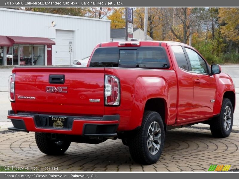 Cardinal Red / Jet Black 2016 GMC Canyon SLE Extended Cab 4x4