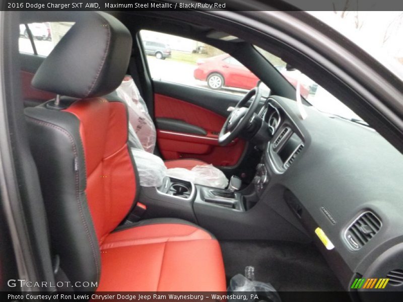 Front Seat of 2016 Charger SXT AWD