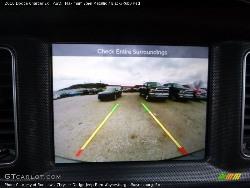 Maximum Steel Metallic / Black/Ruby Red 2016 Dodge Charger SXT AWD