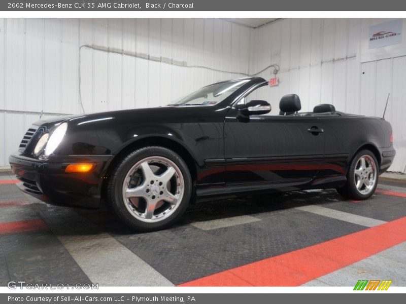 Black / Charcoal 2002 Mercedes-Benz CLK 55 AMG Cabriolet