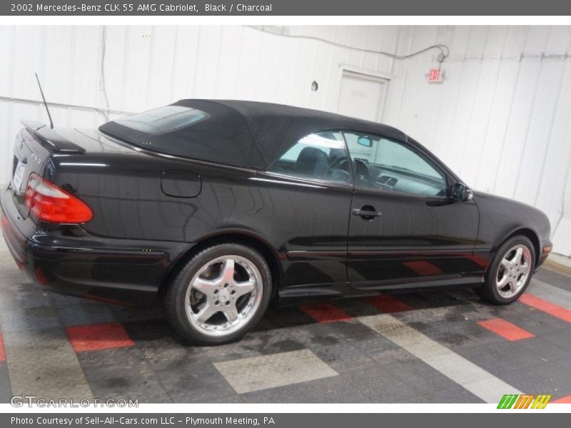 Black / Charcoal 2002 Mercedes-Benz CLK 55 AMG Cabriolet