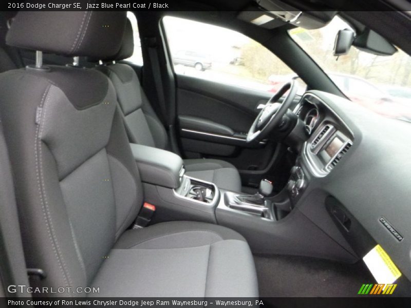 Jazz Blue Pearl Coat / Black 2016 Dodge Charger SE
