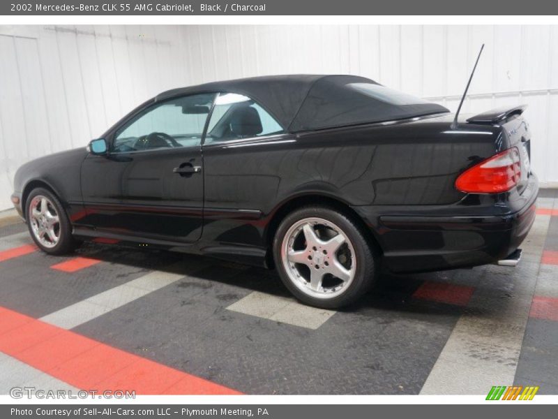 Black / Charcoal 2002 Mercedes-Benz CLK 55 AMG Cabriolet