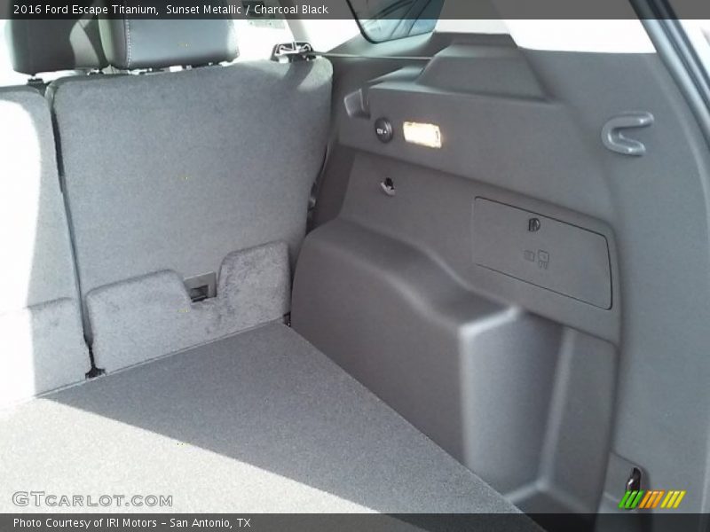 Sunset Metallic / Charcoal Black 2016 Ford Escape Titanium
