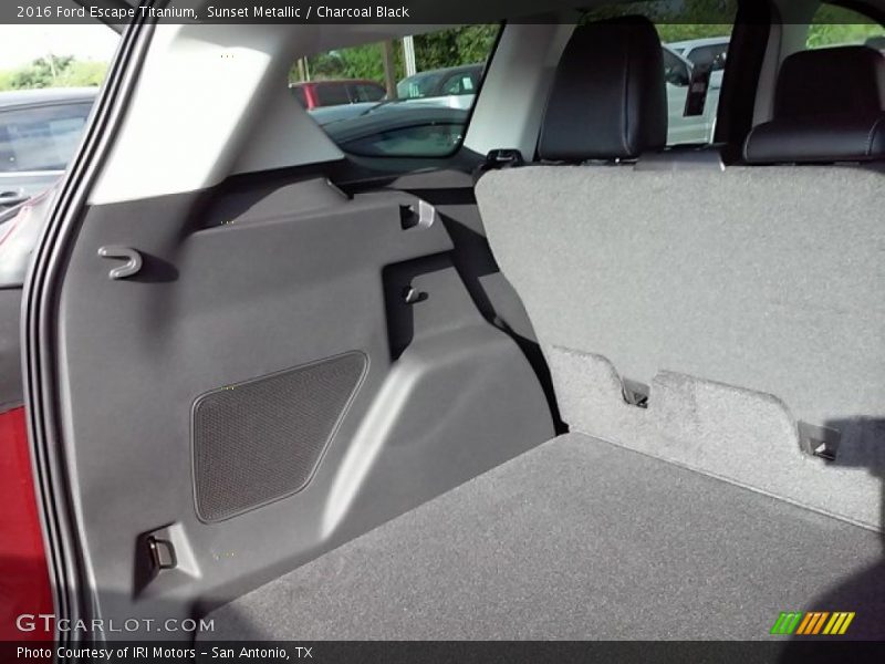 Sunset Metallic / Charcoal Black 2016 Ford Escape Titanium