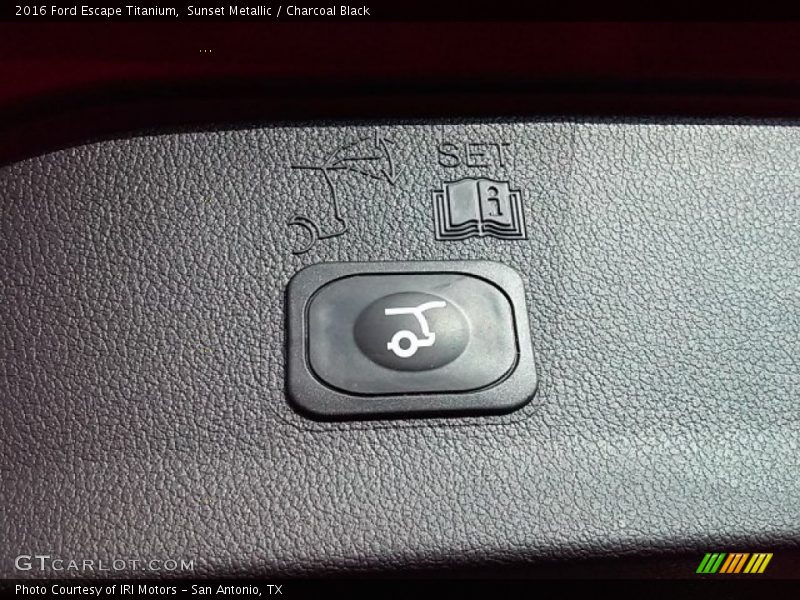 Sunset Metallic / Charcoal Black 2016 Ford Escape Titanium