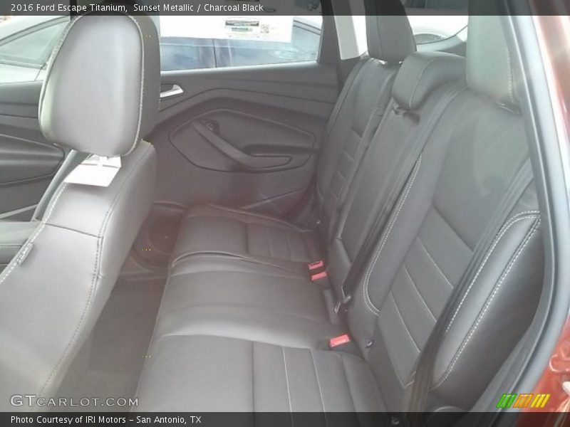 Sunset Metallic / Charcoal Black 2016 Ford Escape Titanium