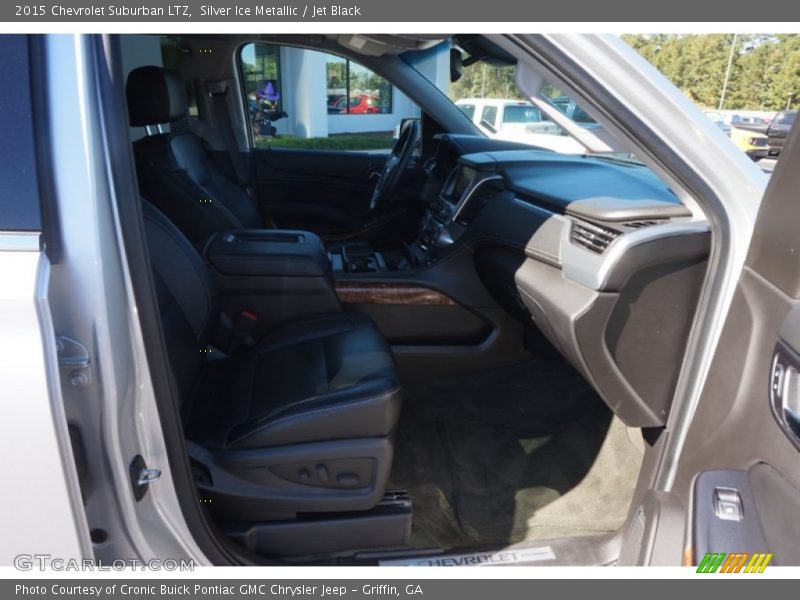 Silver Ice Metallic / Jet Black 2015 Chevrolet Suburban LTZ