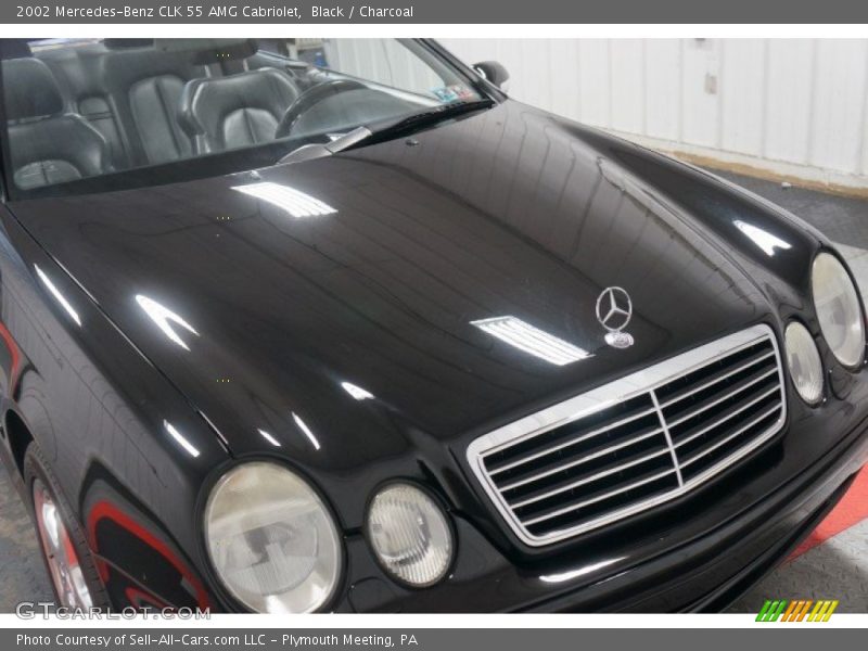 Black / Charcoal 2002 Mercedes-Benz CLK 55 AMG Cabriolet