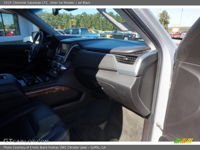 Silver Ice Metallic / Jet Black 2015 Chevrolet Suburban LTZ