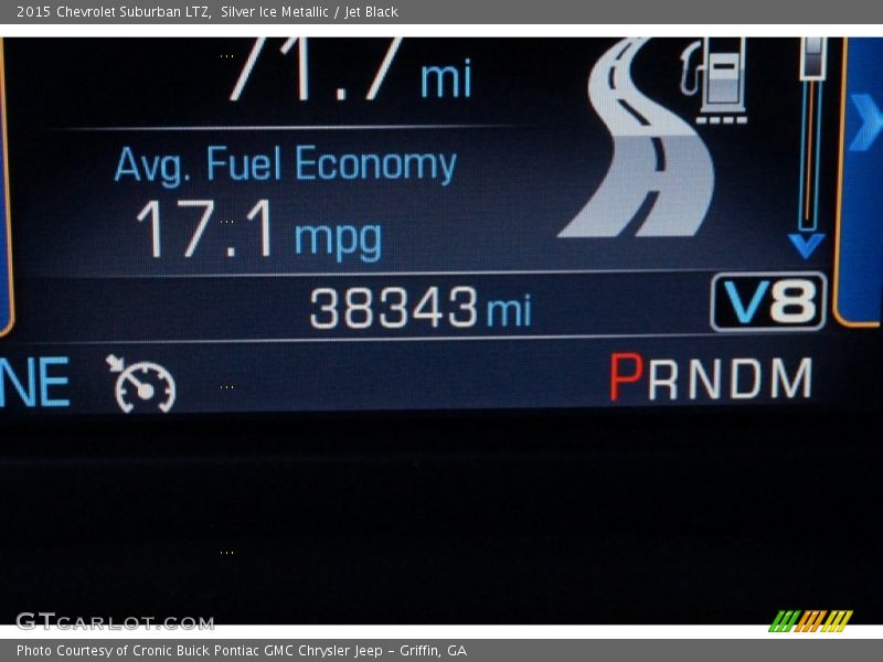 Silver Ice Metallic / Jet Black 2015 Chevrolet Suburban LTZ