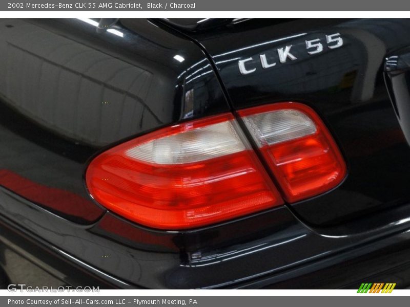 Black / Charcoal 2002 Mercedes-Benz CLK 55 AMG Cabriolet