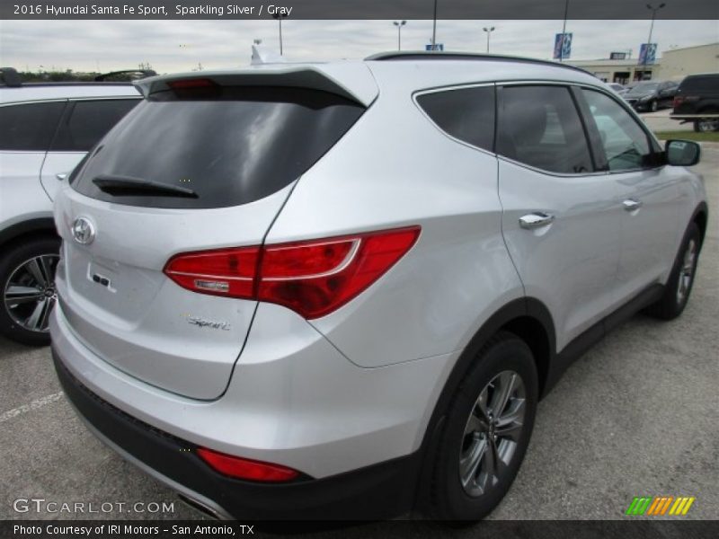 Sparkling Silver / Gray 2016 Hyundai Santa Fe Sport