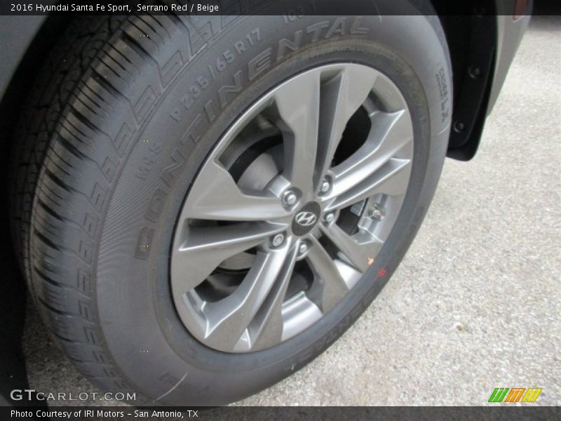 Serrano Red / Beige 2016 Hyundai Santa Fe Sport
