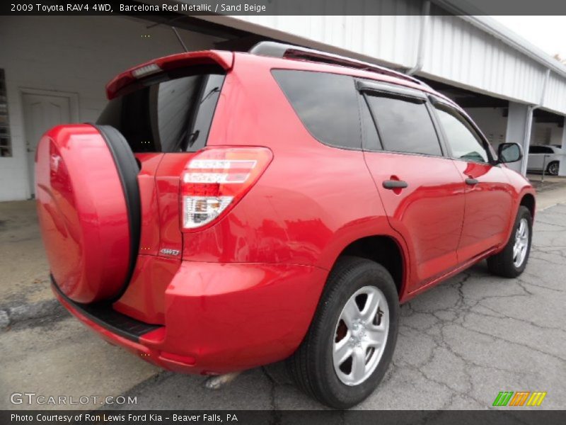Barcelona Red Metallic / Sand Beige 2009 Toyota RAV4 4WD