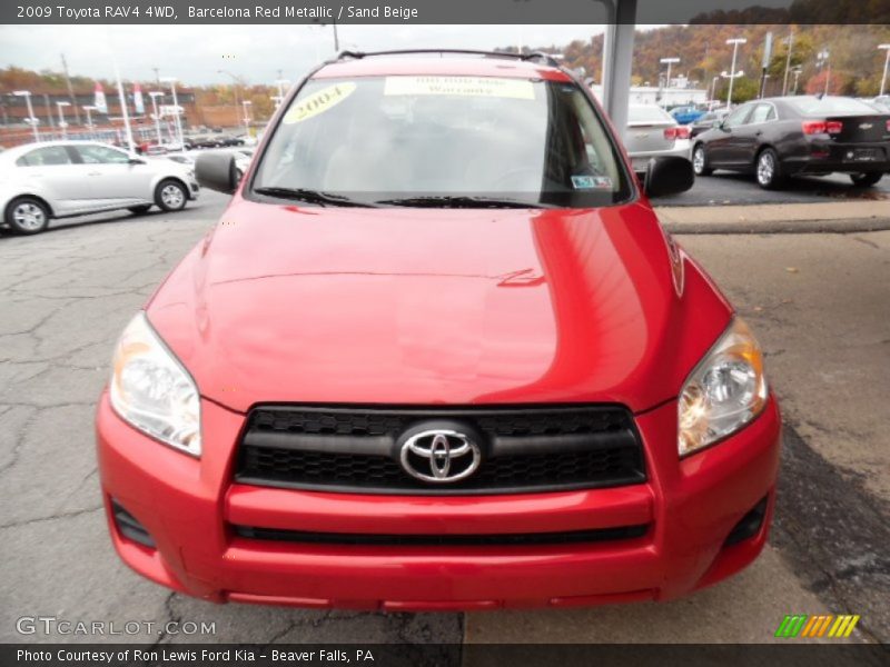 Barcelona Red Metallic / Sand Beige 2009 Toyota RAV4 4WD