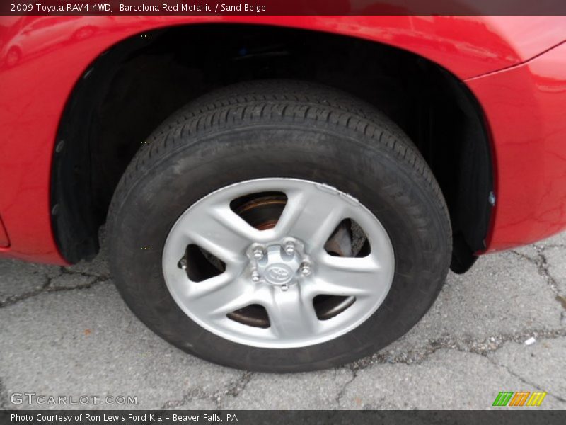 Barcelona Red Metallic / Sand Beige 2009 Toyota RAV4 4WD