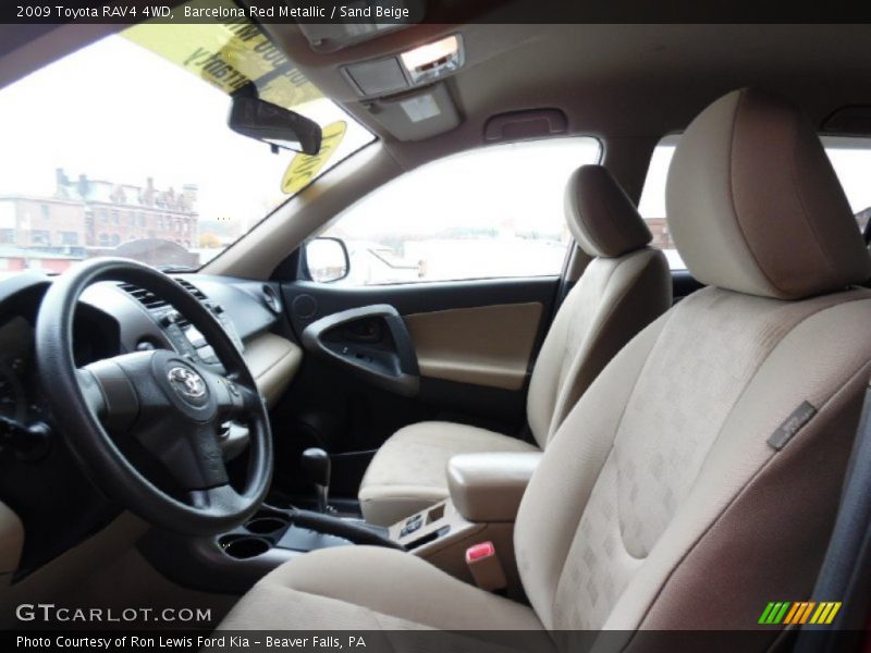 Barcelona Red Metallic / Sand Beige 2009 Toyota RAV4 4WD