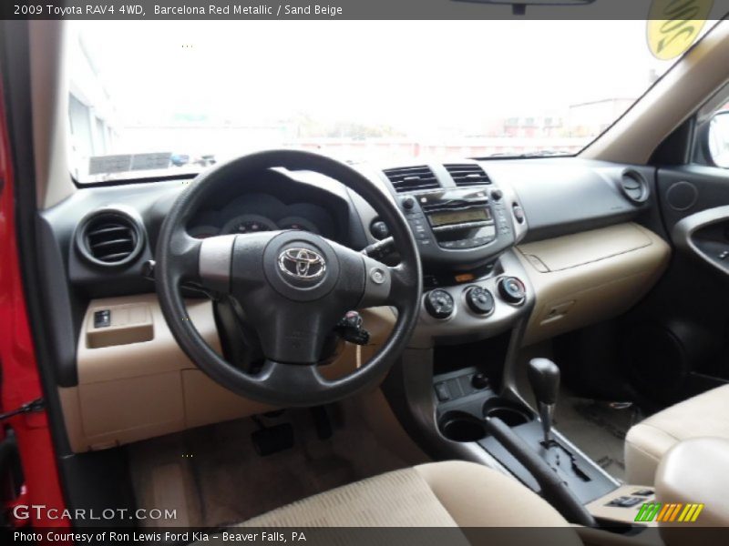 Barcelona Red Metallic / Sand Beige 2009 Toyota RAV4 4WD