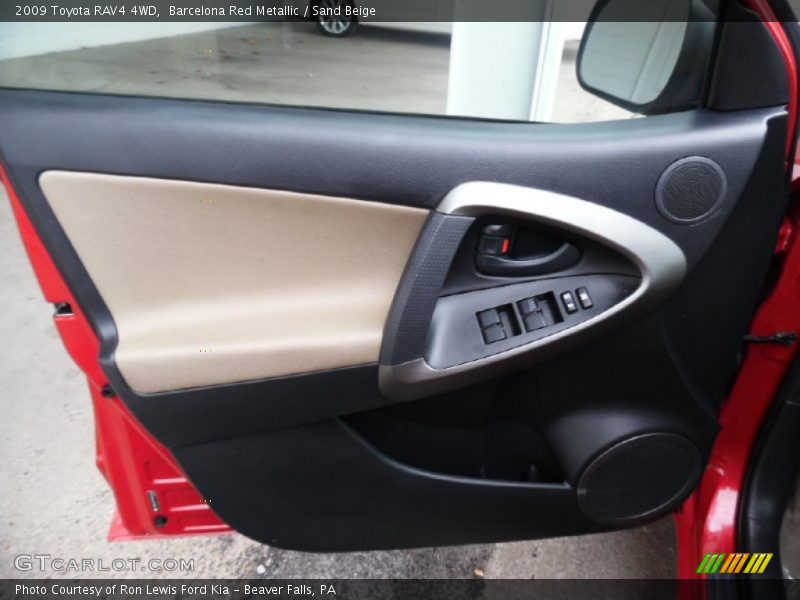 Barcelona Red Metallic / Sand Beige 2009 Toyota RAV4 4WD