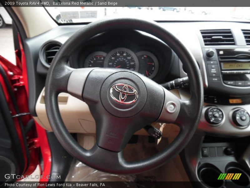 Barcelona Red Metallic / Sand Beige 2009 Toyota RAV4 4WD