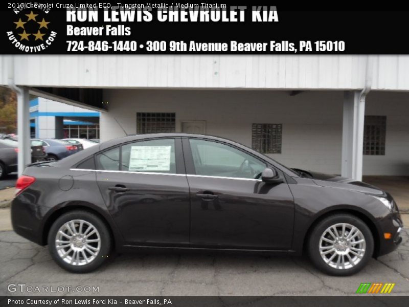 Tungsten Metallic / Medium Titanium 2016 Chevrolet Cruze Limited ECO