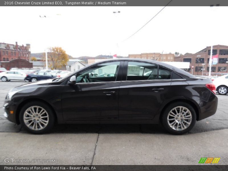 Tungsten Metallic / Medium Titanium 2016 Chevrolet Cruze Limited ECO