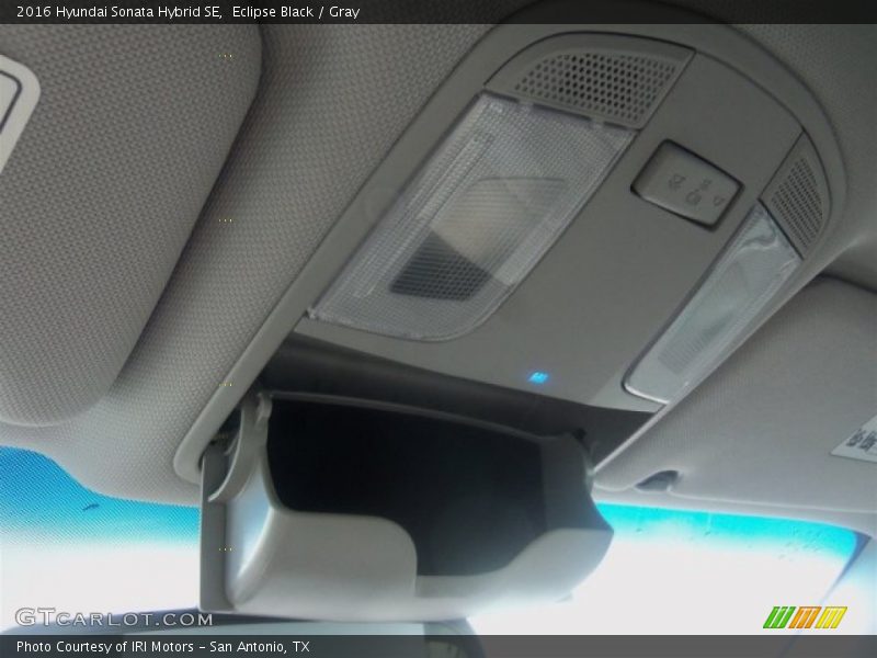 Eclipse Black / Gray 2016 Hyundai Sonata Hybrid SE