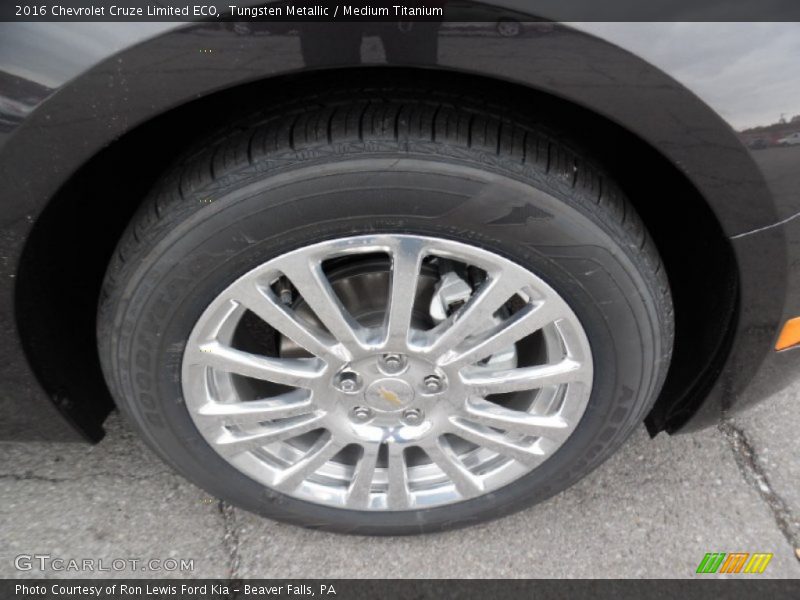 Tungsten Metallic / Medium Titanium 2016 Chevrolet Cruze Limited ECO