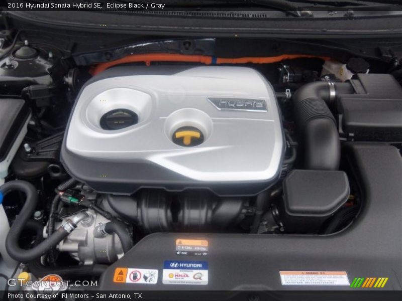 Eclipse Black / Gray 2016 Hyundai Sonata Hybrid SE