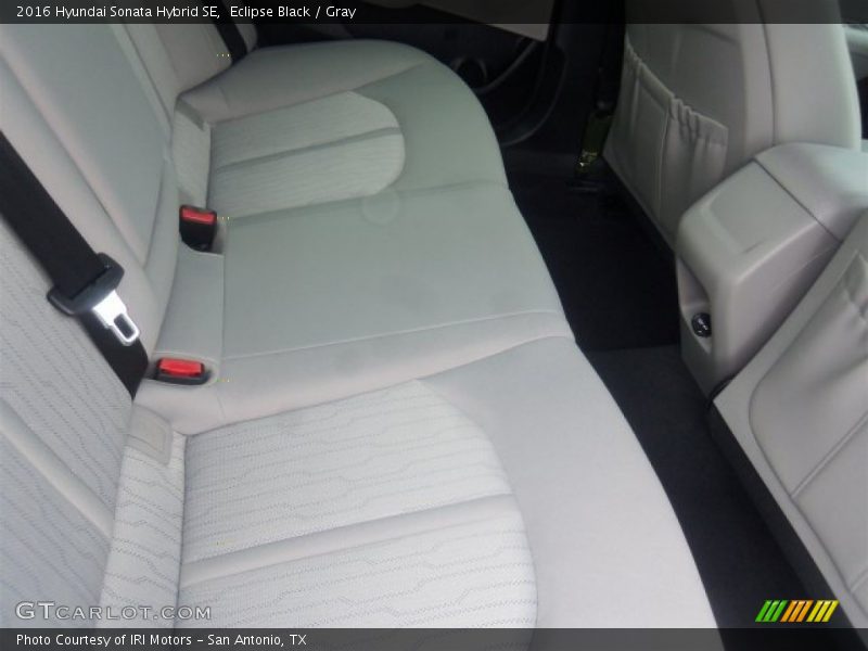 Eclipse Black / Gray 2016 Hyundai Sonata Hybrid SE