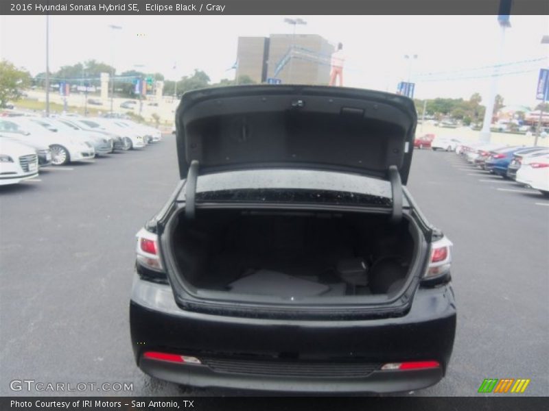 Eclipse Black / Gray 2016 Hyundai Sonata Hybrid SE