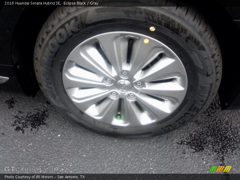 Eclipse Black / Gray 2016 Hyundai Sonata Hybrid SE