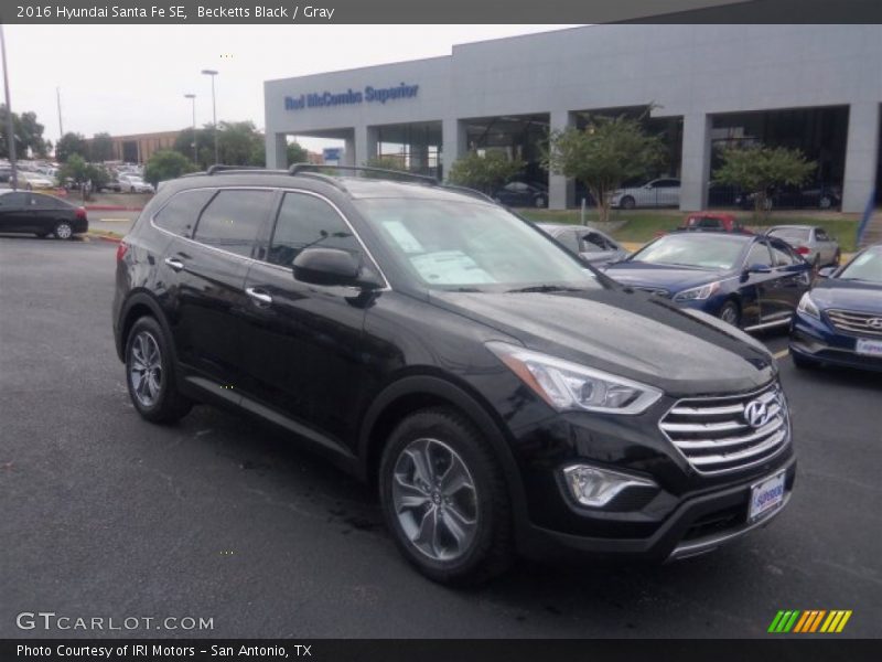 Becketts Black / Gray 2016 Hyundai Santa Fe SE