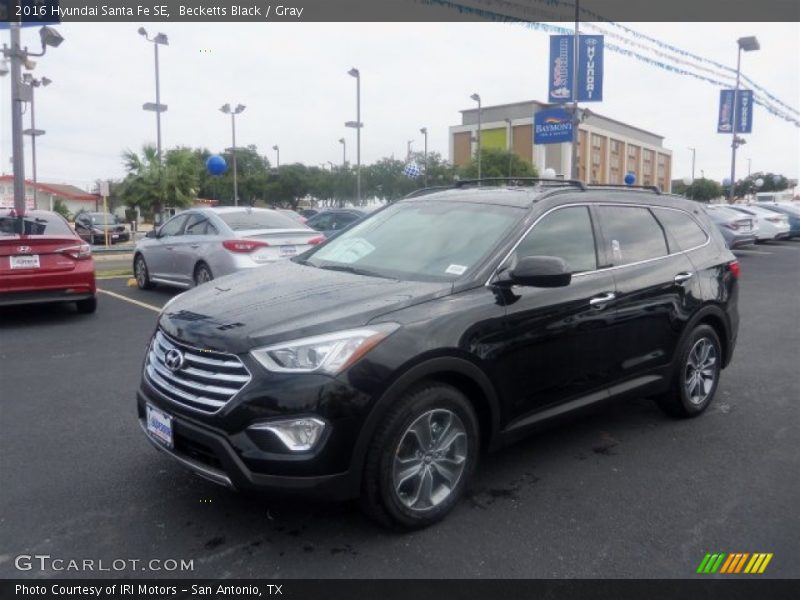 Becketts Black / Gray 2016 Hyundai Santa Fe SE