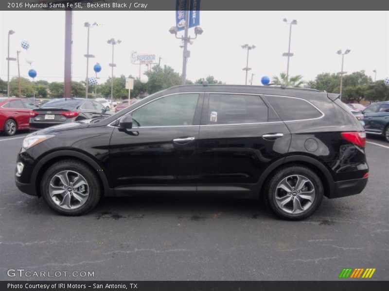 Becketts Black / Gray 2016 Hyundai Santa Fe SE