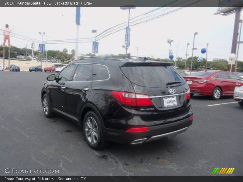 Becketts Black / Gray 2016 Hyundai Santa Fe SE