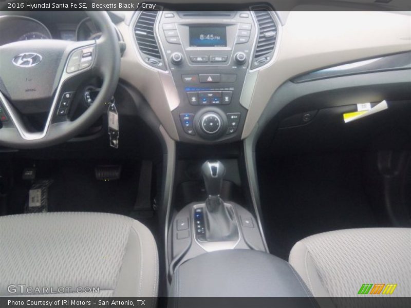 Becketts Black / Gray 2016 Hyundai Santa Fe SE