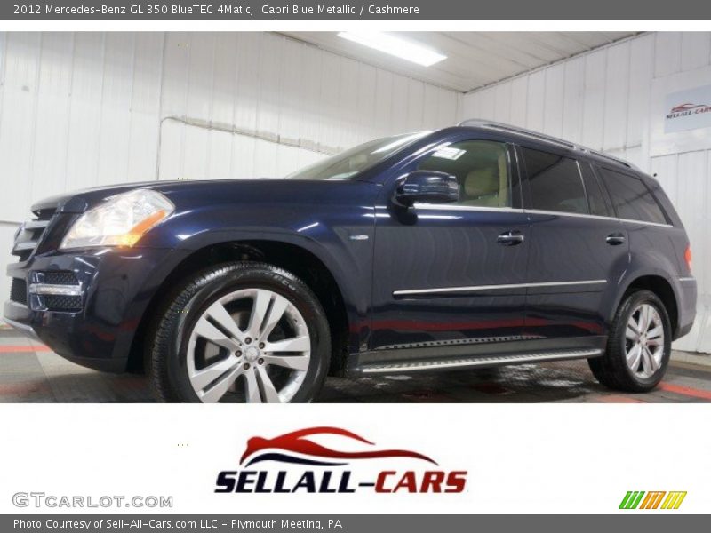 Capri Blue Metallic / Cashmere 2012 Mercedes-Benz GL 350 BlueTEC 4Matic