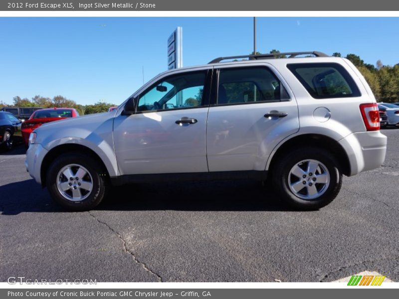 Ingot Silver Metallic / Stone 2012 Ford Escape XLS