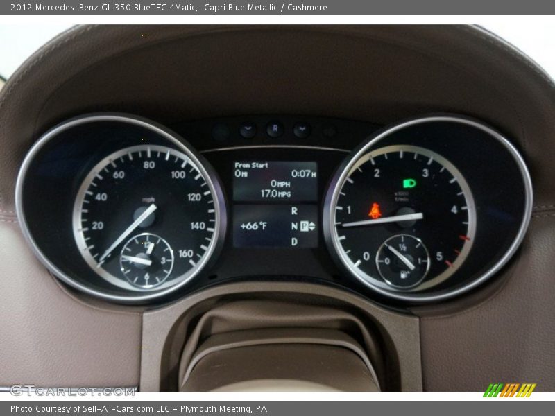 Capri Blue Metallic / Cashmere 2012 Mercedes-Benz GL 350 BlueTEC 4Matic