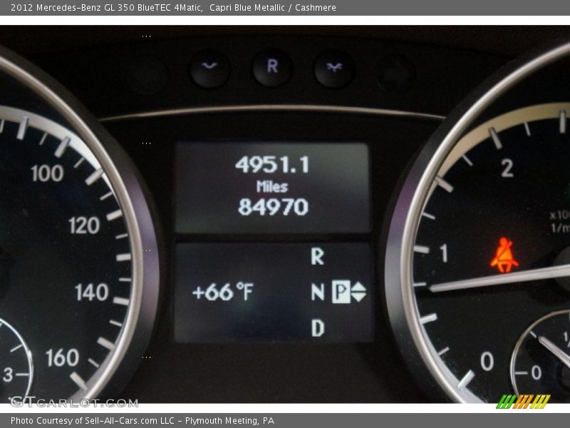 Capri Blue Metallic / Cashmere 2012 Mercedes-Benz GL 350 BlueTEC 4Matic