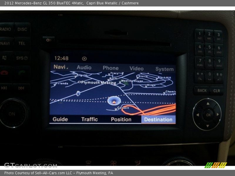 Capri Blue Metallic / Cashmere 2012 Mercedes-Benz GL 350 BlueTEC 4Matic