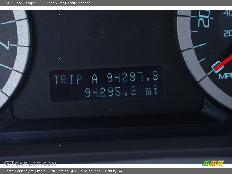 Ingot Silver Metallic / Stone 2012 Ford Escape XLS