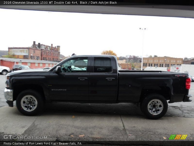 Black / Dark Ash/Jet Black 2016 Chevrolet Silverado 1500 WT Double Cab 4x4